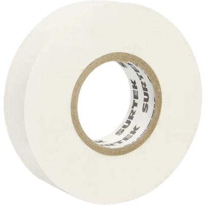 Cinta para aislar color Blanco de 19 mm x  18 metros / Fabricada en PVC / Adhesivo acrílico. | SIERRA STORE