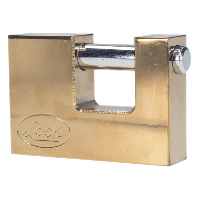 Candado de Acero para Cortina Metálica / Nivel de Seguridad 6 / Cilindro 5 Pernos / Gancho 12 mm / Cavidad 30 mm / Llave Estándar | SIERRA STORE
