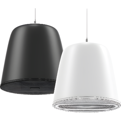 HIKVISION DSQAZ0510G1/BLACK - Altavoz Colgante / 70V/100V / 10W / 88° Cónico / 6.5' Woofer + 1' Tweeter / Ø9.56' x 8.46' | SIERRA STORE