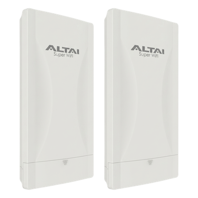 Punto de Acceso Wi-Fi 6 Exterior / Kit 2 Unidades / Sectorial 80° / Cobertura 600 m (1968.5 ft) / MIMO 2x2 / Doble Banda / Hasta 2.976 | SIERRA STORE