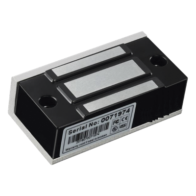 ACCESSPRO MAG40 - Chapa Magnética Electromagnética / 40 kg (88 lbs) / 12VCC / 24VCC / Aluminio Anodizado / 70 x 36.5 x 24 mm | SIERRA STORE