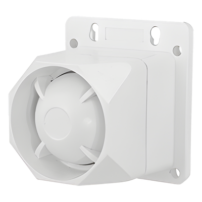 Sirena Exterior / 112 dB a 100 cm / 25W / Rango 1.5 a 3.5 kHz / Dos Tonos / ABS con Protección UV | SIERRA STORE