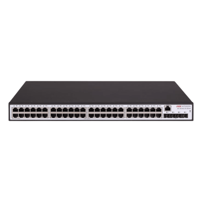 HIKVISION DS-3E2552-HI-48T4F - Switch Administrable Gigabit / 48 Puertos 1000 Mbps / 4 Puertos SFP / Capacidad de Conmutación 104 Gbps | SIERRA STORE