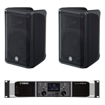 Kit de Refuerzo Sonoro / 2 Bocinas 2 Vías 10" / Amplificador Clase D 2x800W a 4Ω / Respuesta 50 Hz - 20 kHz / Conectores Speakon NL4 y | SIERRA STORE