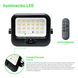 Luminario LED Solar / Sensor PIR / Potencia 100 W o 200 W / Flujo Luminoso 1600 lm o 4600 lm / Batería de Fosfato 3.2V 6Ah o 15Ah / | SIERRA STORE