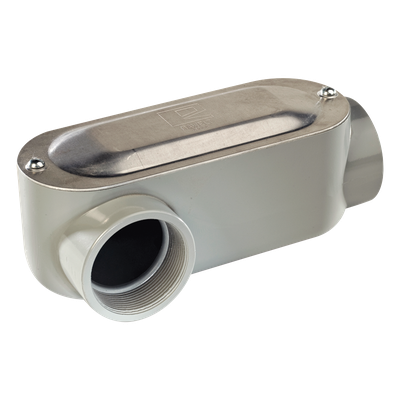 Caja de Registro Ovalada / Roscada LR / 3/4" (19.05 mm) / Aluminio Inyectado / Hermética / 119.5 cm³ | SIERRA STORE