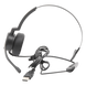 Auriculares USB / Mono / Audio HD / Micrófono Cardioide con Cancelación de Ruido / Diadema Ajustable / 58 g | SIERRA STORE