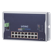 Switch Industrial Administrable Capa 2 de Pared / 16 Puertos PoE 802.3at Gigabit / 2 Puertos SFP / IP40 / -10 a 60 °C / 240W | SIERRA STORE