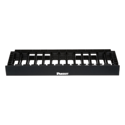PANDUIT NMF1 - Organizador de Cables Horizontal / Alta Densidad / 1UR / 19in / Frontal Único / ABS | SIERRA STORE