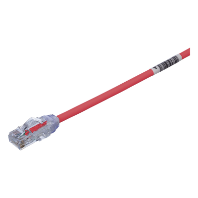 PANDUIT UTP28X10RD - Cable de Parcheo UTP Cat6A / 28AWG / CM-LSZH / 3.05 m (10 pies) / Rojo | SIERRA STORE
