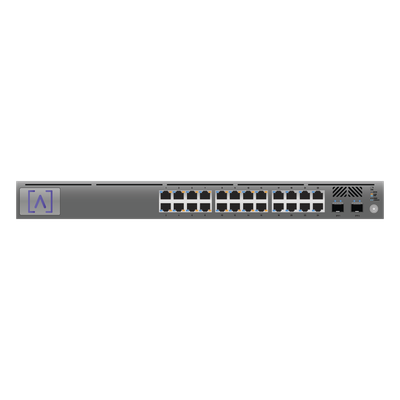 Switch Administrable PoE+ / 24 Puertos Gigabit / 16 Puertos PoE+ 802.3af/at / 2 SFP+ 10G / 240W / 1U Rack / -5°C a 50°C (23°F a 122°F) | SIERRA STORE