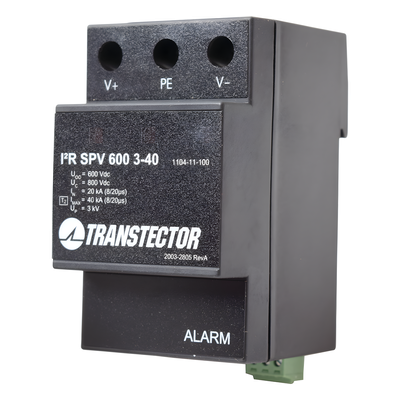 Supresor de Sobretensiones / 600 VDC / 20 kA In / 40 kA Imax Tipo 2 / DIN Rail | SIERRA STORE