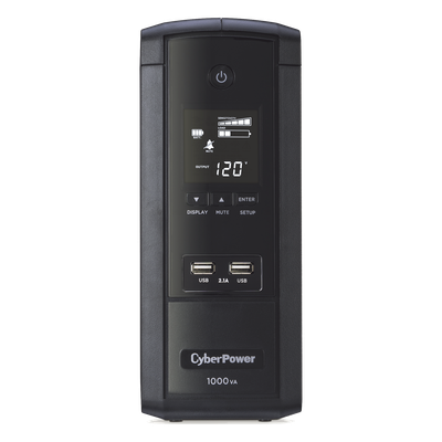 UPS de 1000 VA/600 W, Topología Línea Interactiva, Entrada 120 Vca NEMA 5-15P, Tipo Torre, Con 10 Tomas NEMA 5-15R, 5 años de garantía | SIERRA STORE
