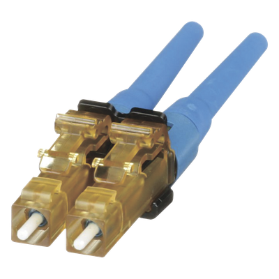 PANDUIT FLCDSCBUY - Conector de Fibra Óptica LC Duplex OptiCam, Monomodo 9/125 OS2, Pre-pulido, Color Azul | SIERRA STORE