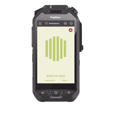 Smartphone MCPTT / Botón PTT y Selector de Canal / Altavoz 105 dB / IP68 y MIL-STD-810H / LTE Global / Batería 5000 mAh | SIERRA STORE