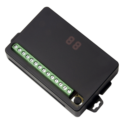 Receptor RF de 4 Canales / Alcance 80 m (262 ft) / Pulso Temporizado 0.5-99 s o 1-99 min / 315 MHz / 12-24 VDC | SIERRA STORE