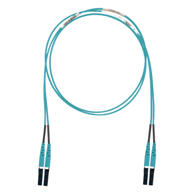 PANDUIT FX2ELLNLNSNM005 - Jumper de Fibra Óptica Multimodo 50/125 OM3 / LC-LC Duplex / LSZH / 5 m (16.40 pies) / Aqua | SIERRA STORE