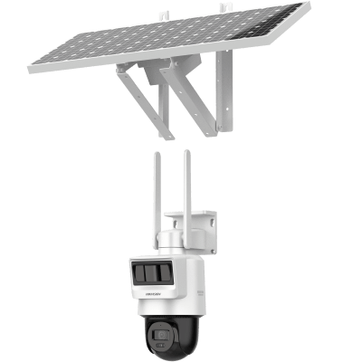 Kit Solar IP All in One / Doble Detección (Radar + PIR) / PT IP 4 Megapixel / Lente 2.8 mm / Panel Solar / Batería de Resp...