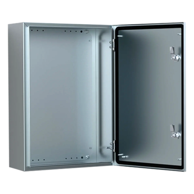 Gabinete de Acero Inoxidable / IP66 / 600x400x210 mm (23.6x15.7x8.3 in) / 2 Cerraduras / Placa Montaje 2 mm | SIERRA STORE
