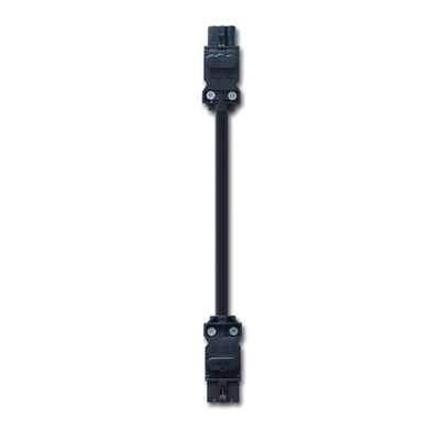 Cable de Unión para Lámparas LED / Conexión Daisy Chain hasta 4 Unidades / 60 cm / 3 Polos / Voltaje Universal 100-240V AC / Sistema | SIERRA STORE