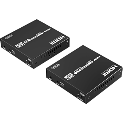 Extensor HDMI sobre IP | 4K60Hz | Fibra Óptica 40 km (24.85 mi) | 18 Gbps | HDMI 2.0 | HDCP 1.4/2.2 | IR | Protección ESD | SIERRA STORE