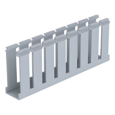 PANDUIT G1X1LG6 - Canaleta Ranurada de PVC / 1.25 in Ancho / 3.12 in Alto / 1800 mm (5.9 ft) Largo / Tipo G / Gris | SIERRA STORE