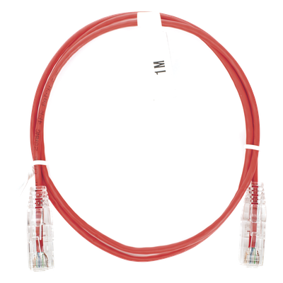LINKEDPRO BY EPCOM LP-UT6-100-RD-28 - Cable de Parcheo Slim UTP Cat6 / 1 Metro (3.28 Pies) / 28 AWG / Rojo / 1 Gbps | SIERRA STORE