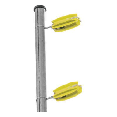 Aislador de Esquina para Cerco Eléctrico / 18 kV / Resistencia 7.5-10.2 kg / Anti UV / 66 mm x 31.6 mm | SIERRA STORE