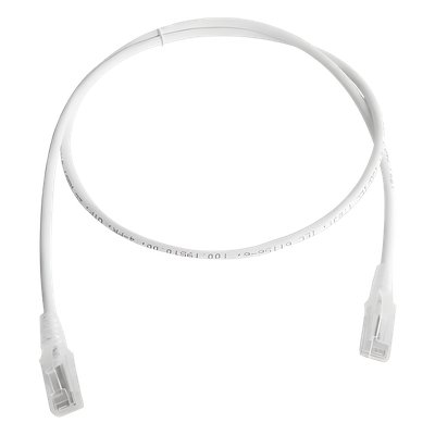 SIEMON MC6-03-02 - Patch Cord MC6 Modular Cat6 UTP, CM/LS0H, 3ft, Color Blanco | SIERRA STORE