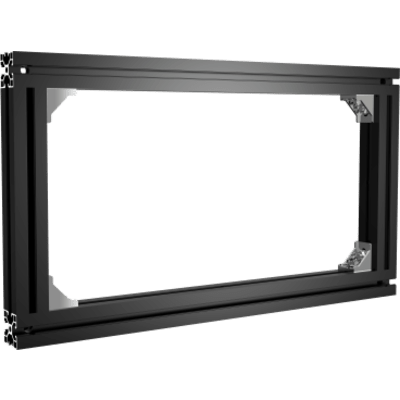 HIKVISION DP-D40XXCB22-1X1-Q03-NW-Q03-HC - Soporte Modular 1x1 / Compatible con DS-D40W-2F / Negro / Pintura Electroestática / | SIERRA STORE