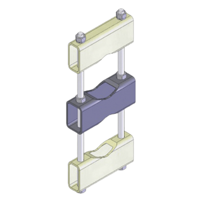 Herraje de Montaje para Antenas / Rango 60.2 a 114.3 mm (2.37 a 4.5 in) / Acero al Carbón Galvanizado / Múltiples Configuraciones / | SIERRA STORE