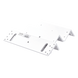 ACCESSPRO BZL1200N - Kit de Montaje Tipo Z y L / Aluminio Reforzado / L: 265x73x45 mm (10.4x2.9x1.8 in) / Z: 185x70x61 mm (7.3x2.8x2.4 | SIERRA STORE