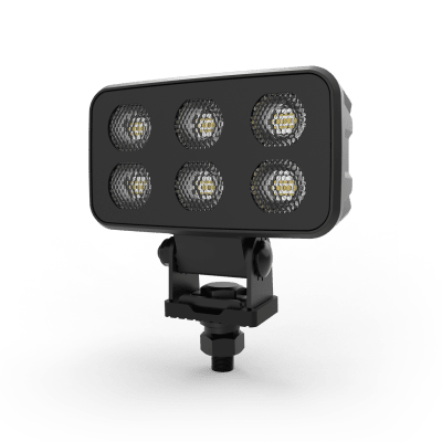 Luz de Trabajo LED Cuadrada / 4630 Lúmenes / 6 LED / 12-24 Vcd / Haz Amplio 64 x 101 mm / IP Resistente a Impactos | SIERRA STORE