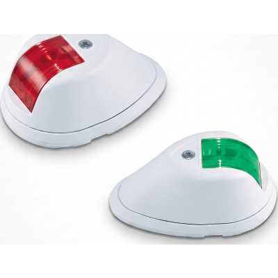Set de Luces de Navegación Verticales / Rojo y Verde / 2 Millas de Visibilidad USCG / 12 VCD / LED 8 W / Para Embarcaciones hasta 20 m | SIERRA STORE