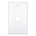 HIKVISION DS-1FPA1-A - Placa de Pared / 1 Puerto / 114x70x10 mm / UL 94 V-0 / Blanco / 20 Piezas / ABS | SIERRA STORE