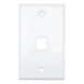 HIKVISION DS-1FPA1-A - Placa de Pared / 1 Puerto / 114x70x10 mm / UL 94 V-0 / Blanco / 20 Piezas / ABS | SIERRA STORE