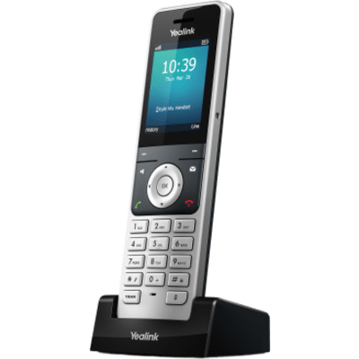 Teléfono Inalámbrico DECT Yealink W56H para Bases W70B W80 y W90 con Pantalla a Color Audio HD y Batería de 30 Horas | SIERRA STORE