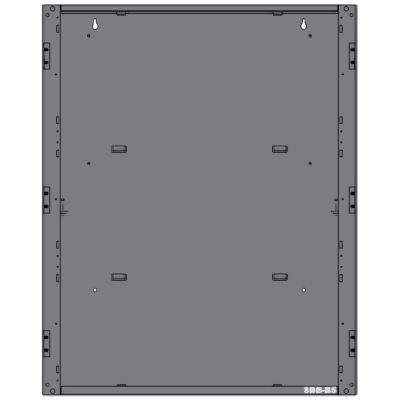 Caja Trasera para Gabinete de Detección de Incendio / Acero Calibre 16 / Dos Niveles de Módulos / Knockouts Múltiples / 29 lb (13.2 kg) | SIERRA STORE