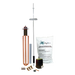 Kit de Pararrayos Dipolo Corona / Ángulo de Protección 72° / Mástil 1.2 m (3.9 ft) / Electrodo 45 A / Accesorios Completos de | SIERRA STORE