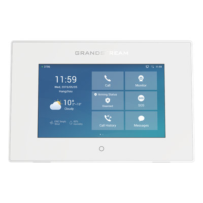 Intercom y Panel de Control de Acceso SIP / Pantalla Táctil 7" 1024x600 / Wi-Fi Dual Band / Audio HD Full-Duplex / PoE / 4 Entradas de | SIERRA STORE