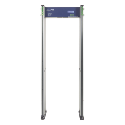 ACCESSPRO APMESC18 - Detector de Metales de 18 zonas/ Uso en Interior/Programación con Control Remoto / Contador de Personas | SIERRA STORE