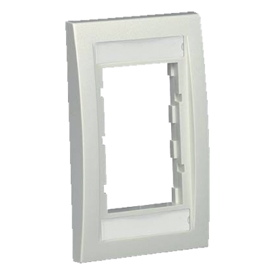 PANDUIT CBEIWY - Marco de Placa Frontal Ejecutiva / Para 2 Insertos 1/2 o 3 Insertos 1/3 / ABS / 2.75 x 4.5 x 0.023 in | SIERRA STORE