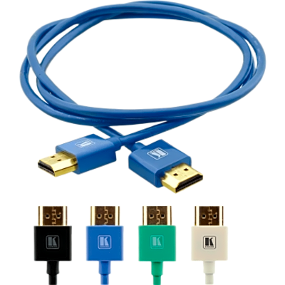 Cable HDMI Ultra Delgado Alta Velocidad con Ethernet | 4K@60Hz (4:4:4) | 18Gbps | Conector HDMI Delgado 16 mm (0.63 in) | Radio de | SIERRA STORE