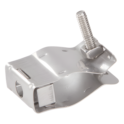 Sujetadores Tipo Mariposa / Cable Coaxial 2-1/4 in / Guía Elíptica 37 / Acero Inoxidable / 10 Piezas | SIERRA STORE