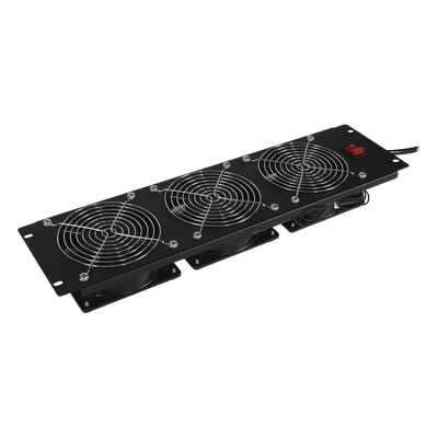 Kit de Ventiladores para Rack 19 in / 220 Vca / IEC C14 / 3 UR / 240 CFM / 48 dBA / 1.57 ft de Profundidad | SIERRA STORE