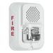 Sirena de Baja Frecuencia con Estroboscopio / 520 Hz / 7 Niveles de Candela / 2 Hilos / Montaje en Muro | SIERRA STORE