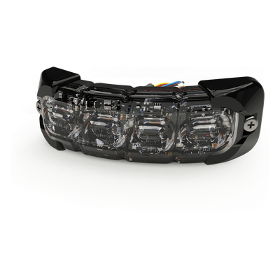 Luz perimetral direccional / 8 LED dual color azul/claro / 12-24V / IP69K / 69 patrones de destello | SIERRA STORE