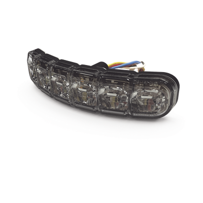 Luz perimetral flexible / 12 LED bicolor / Rojo-Azul / IP69K / SAE Class I y II / 120° curvatura | SIERRA STORE