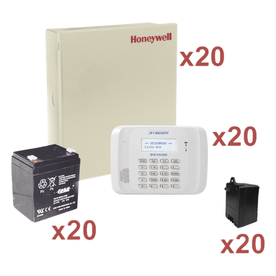 Kit de paneles de alarma / 20 unidades VISTA-48LA / Batería y transformador incluidos / Hasta 48 zonas / 3 particiones | SIERRA STORE