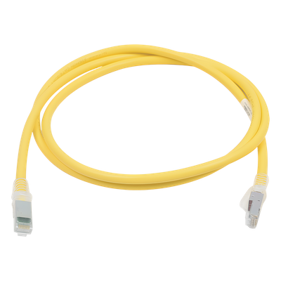 SIEMON ZM6A-05-05 - Patch Cord Cat6A UTP / CM / 1.52 m (5 pies) / Amarillo / PCB Inteligente / PoE+ / 10GBASE-T | SIERRA STORE
